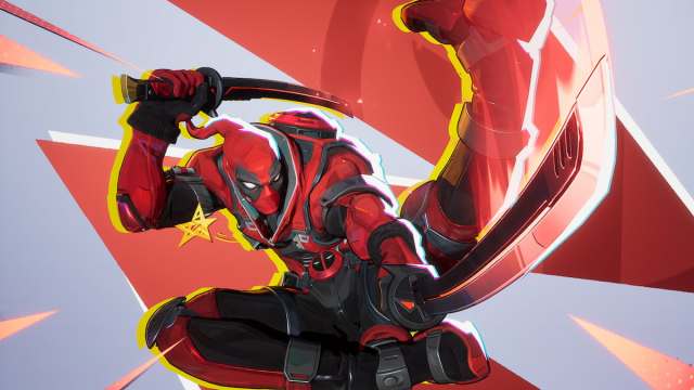 Deadpool fighting in marvel rivals