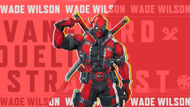 Deadpool pointing at himself in marvel rivals