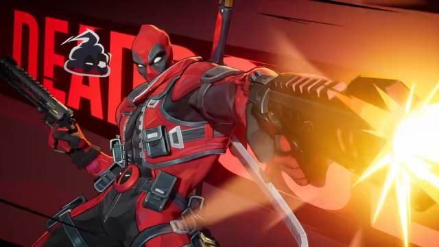 Deadpool shooting in marvel rivals