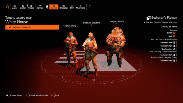 Division 2 True Sons Bounty