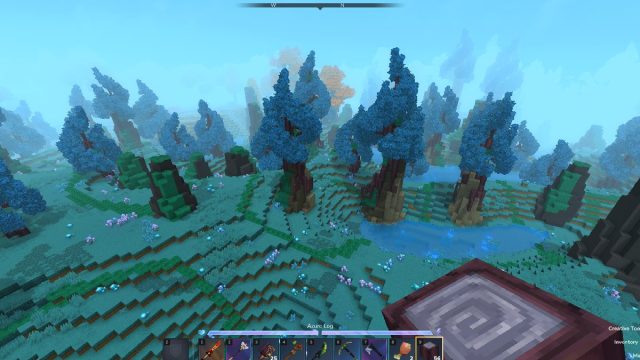 Hytale Azure forest holding Azure Log