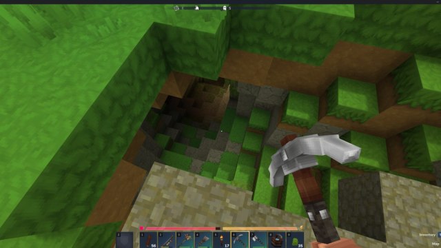 Hytale generated cavern entrance