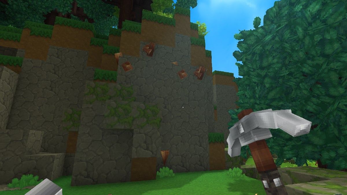 Hytale Copper Ore outside in overworld