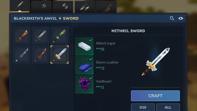 Swords in hytale