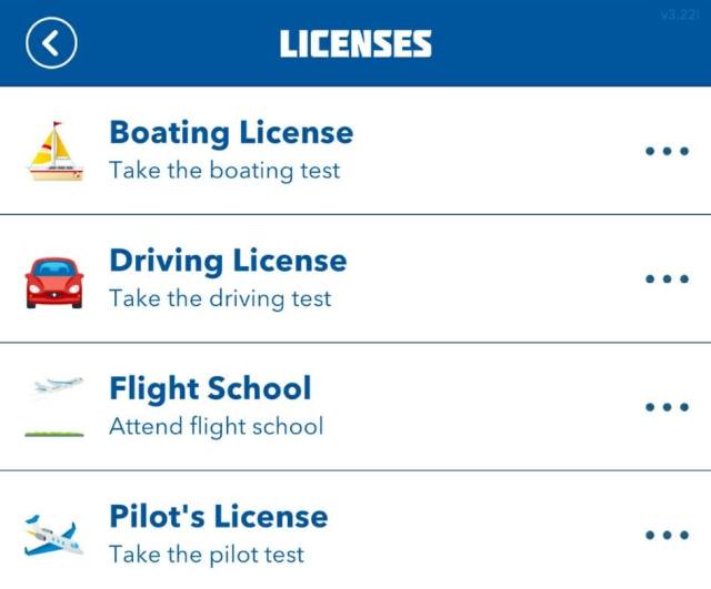 All licenses in bitlife