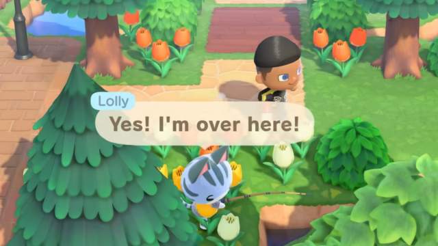 tracking down villager with megaphone