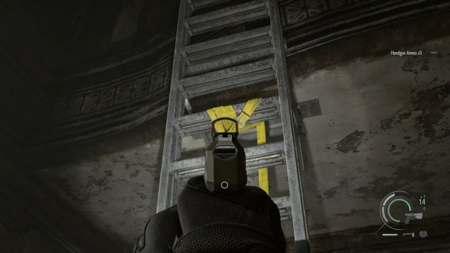 Ladder to 2nd Floor RPD Resident Evil Requiem