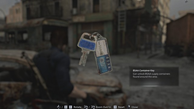 BSAA Container Key in Resident Evil Requiem