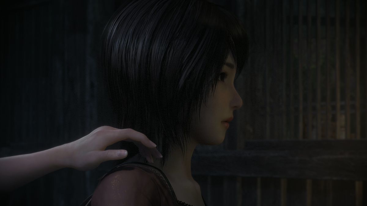 Fatal Frame II Crimson Butterfly Remake Screenshot featuring a cutscene