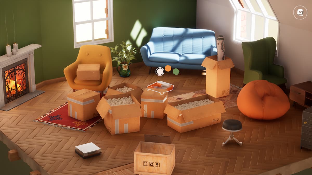 Hozy screenshot with a bunch of boxes