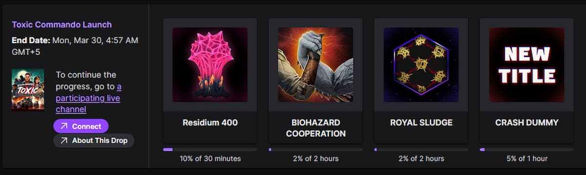 How To Get John Carpenter's Toxic Commando Twitch Drops