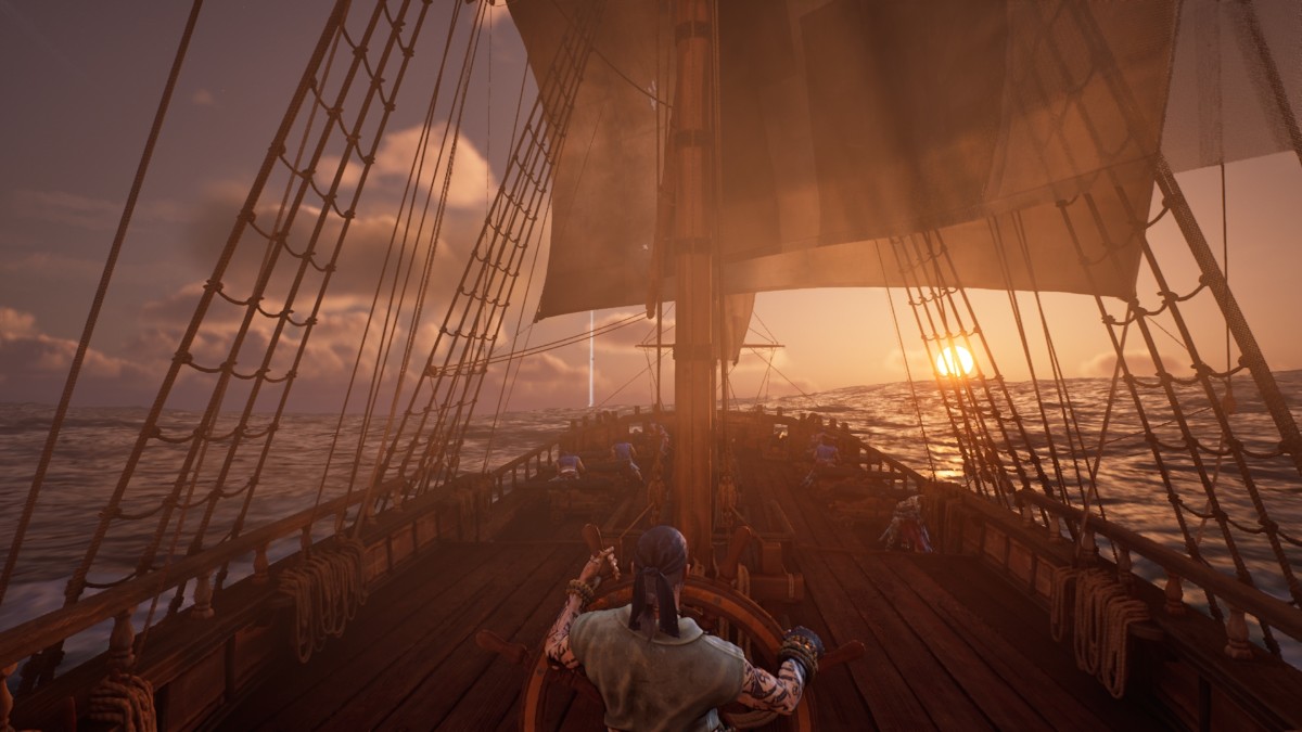 Sailing and Steering Ship Windrose