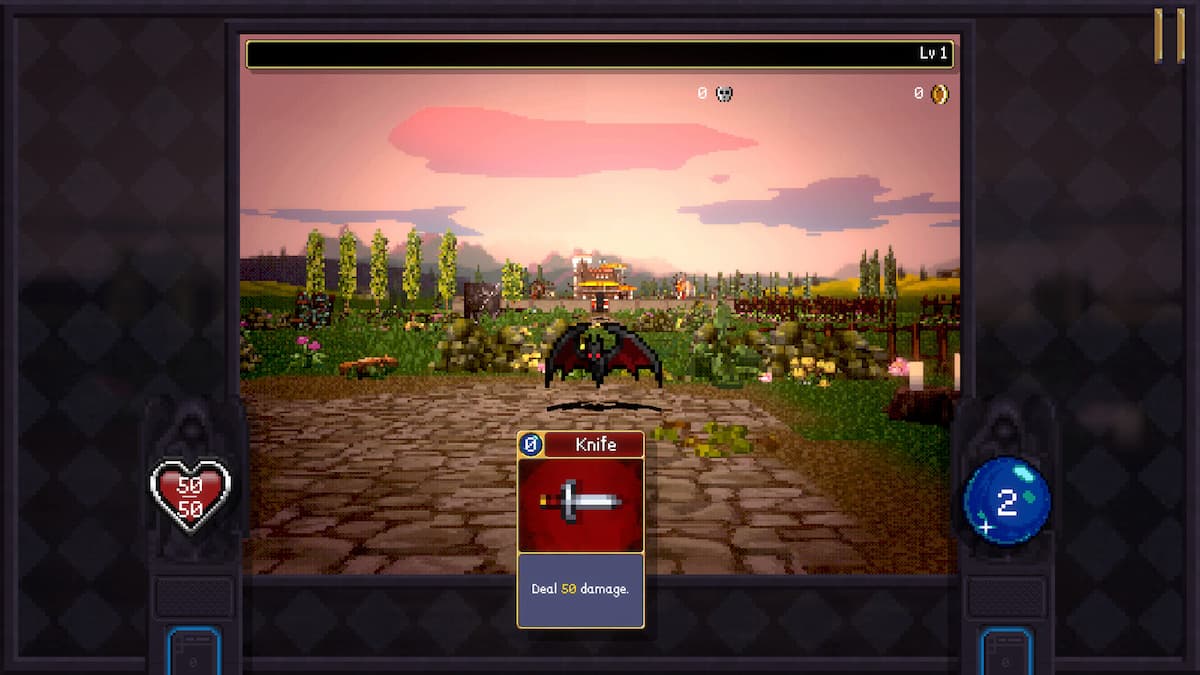 Vampire Crawlers screenshot featuring some active gameplay