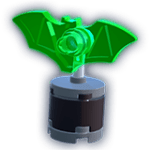 Neon Bat-Symbol Batcave Prop