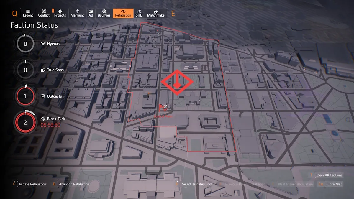 Représailles des Black Tusks de la Division 2
