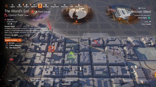 Division 2 Downtown West control point
