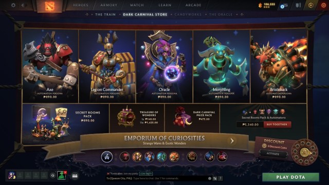 Dark Carnival Store Dota 2