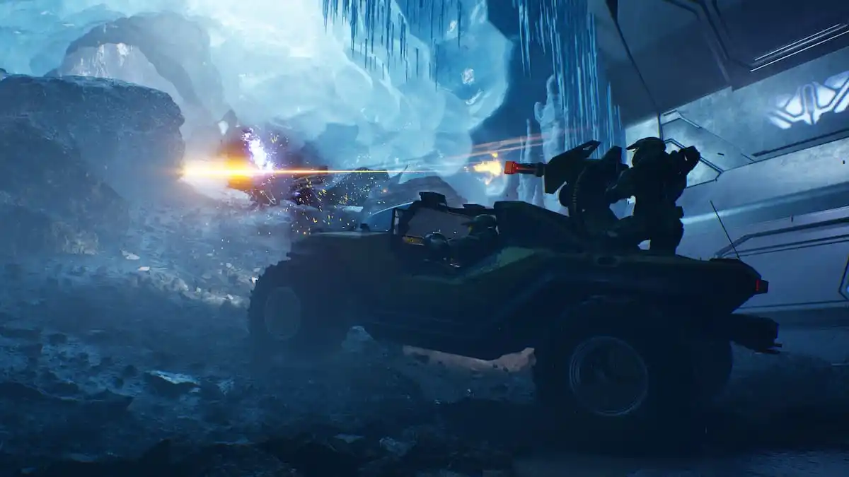 Halo: Campaign Evolved Screenshot featuring vehicular combat