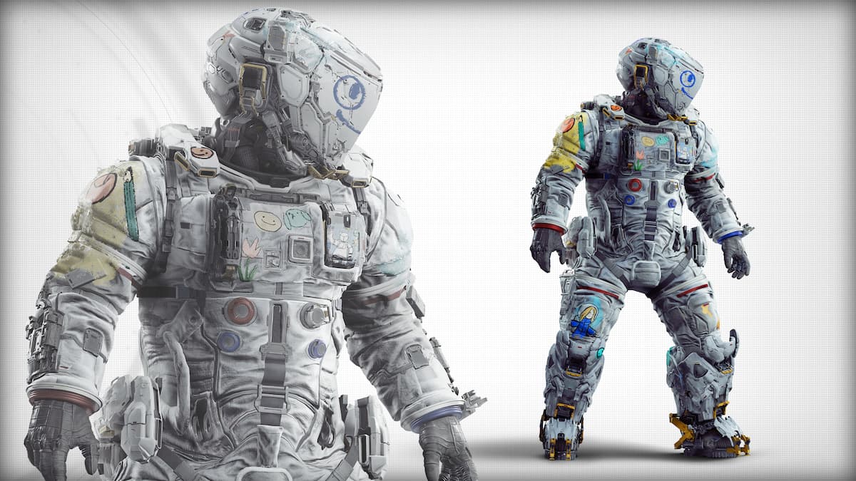 Scribble Suit PRAGMATA Render
