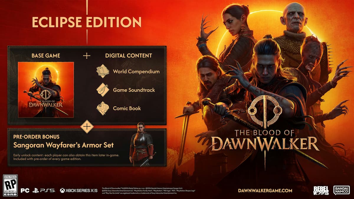 The Blood of Dawnwalker Editions, Pricing, and Pre-Order Bonus Guide