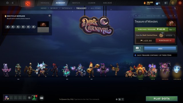 Treasure of Wonders Set Dota 2