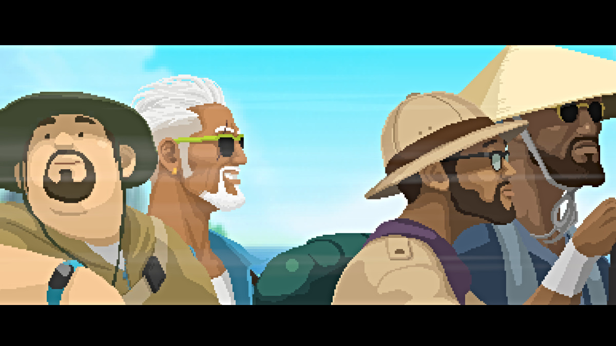 Dave and team driving to go on safari.