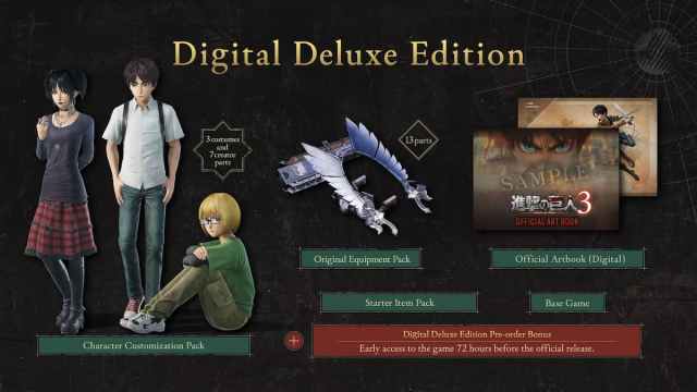 Attack on Titan 3 Digital Deluxe Edition