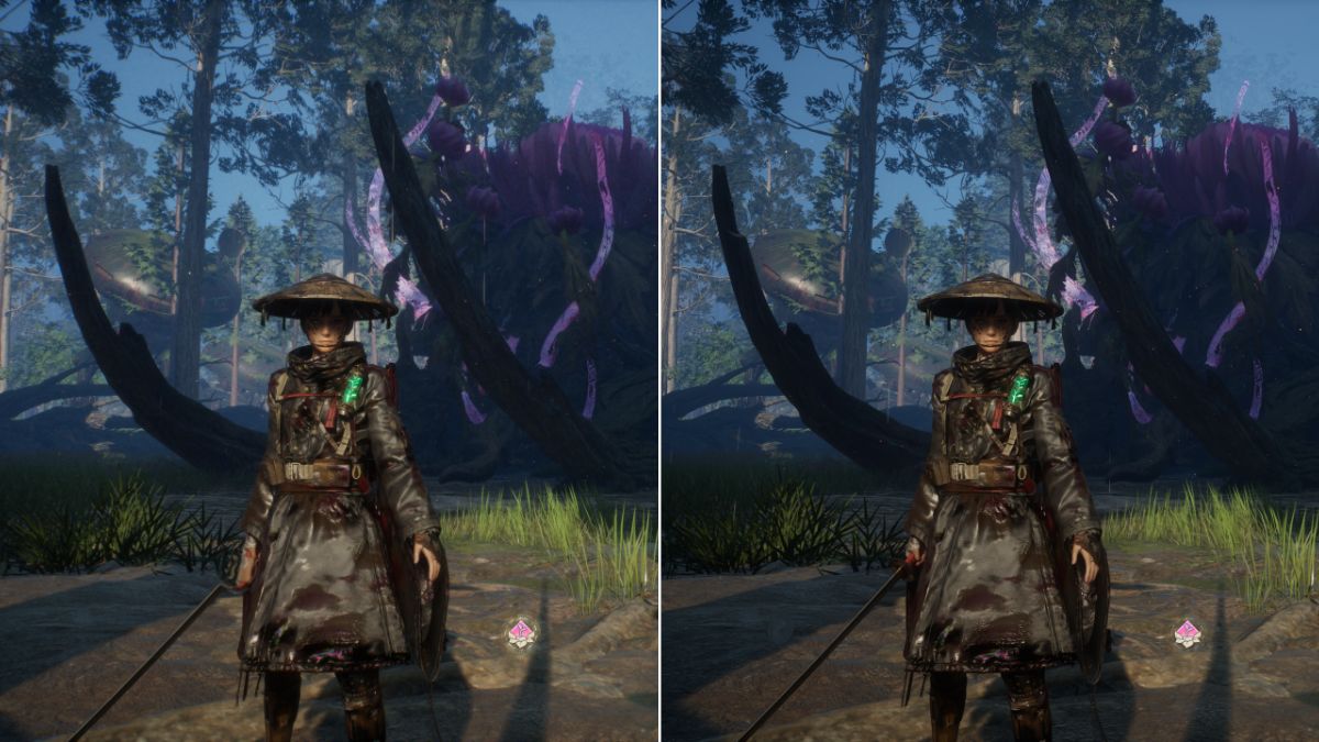 Beast of Reincarnation Film Grain and Chromatic Aberration Comparison