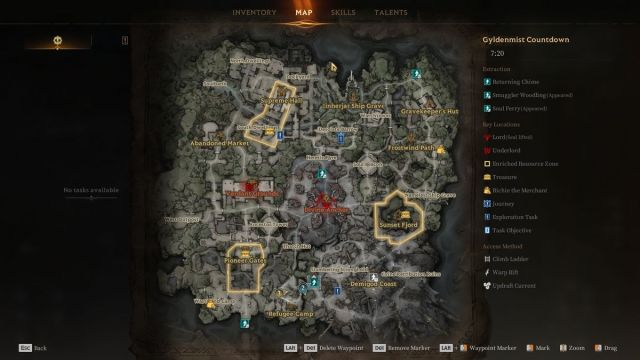 Chaos Hallowgrove Map Mistfall Hunter