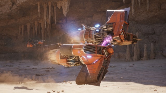 Pod racing in Star Wars: Galactic Racer