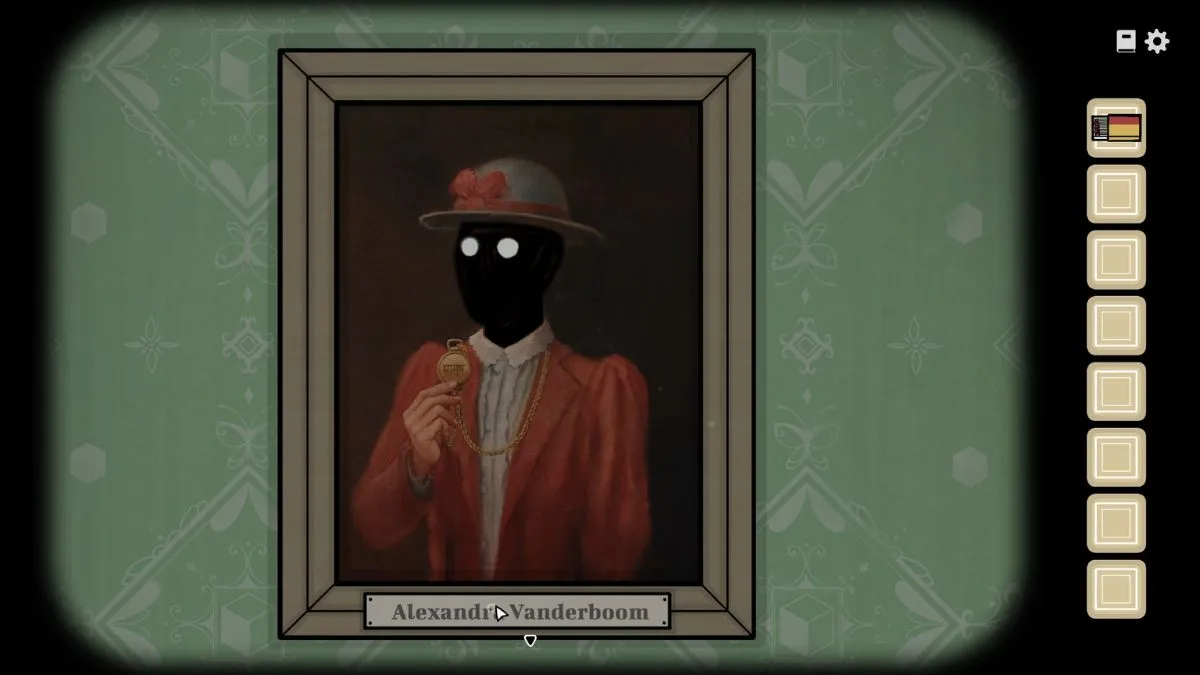 A creepy nighttime painting in Servant of the Lake.
