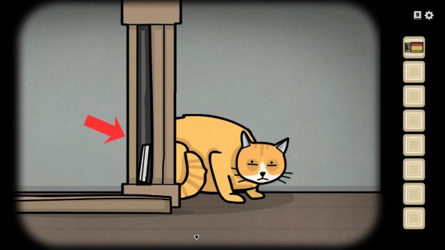 The hidden achievement, checking the furniture, in Servant of the Lake.