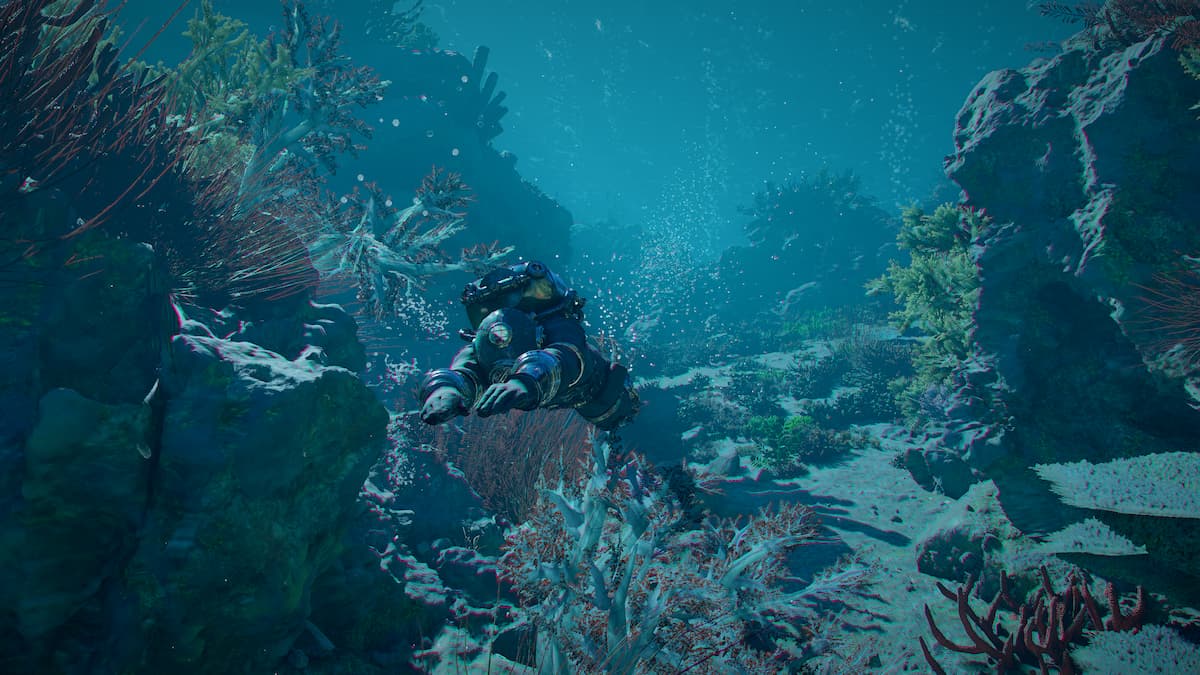Crimson Desert Charting the Unknown Diving Set Screenshot