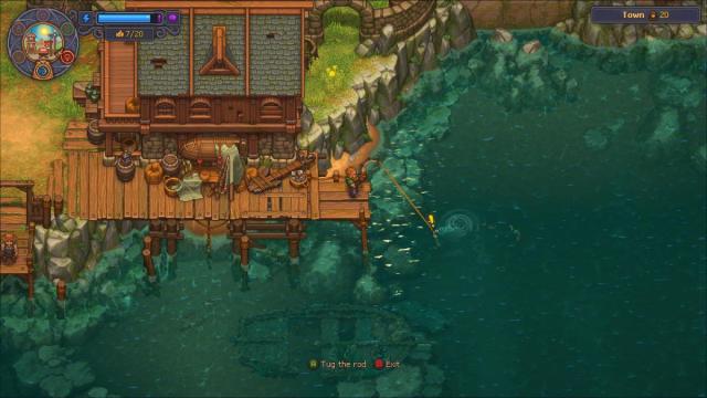 fishing at the town's port