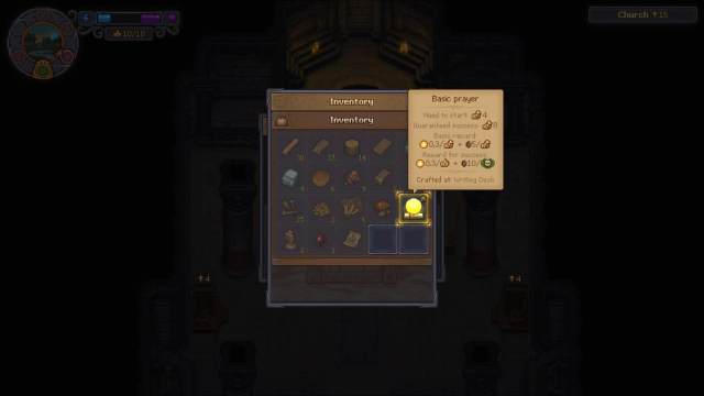 basic prayer specs in inventory