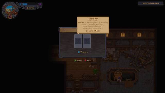 commerce menu to accept new requests from traders