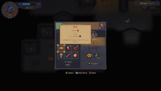 Resurrection menu