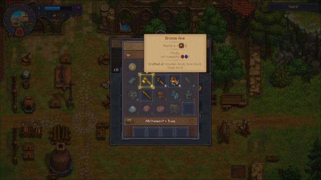 looking at inventory where equipment for a zombie is highlighted