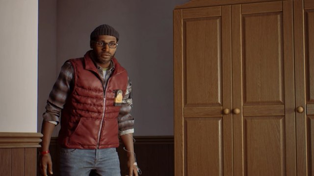 Ordell walking into hotel room 204