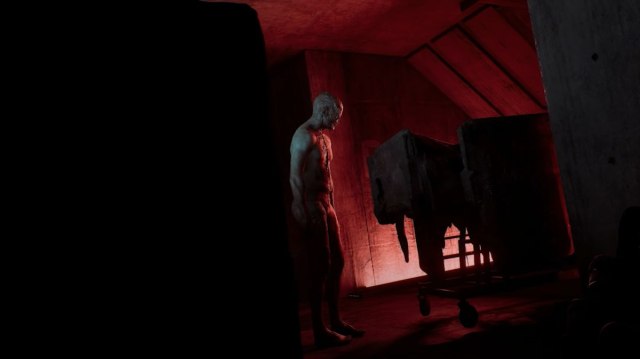 image of the patient standing in center of room