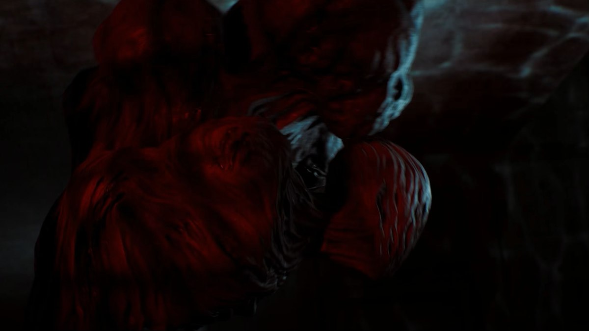 close up of the weight's face