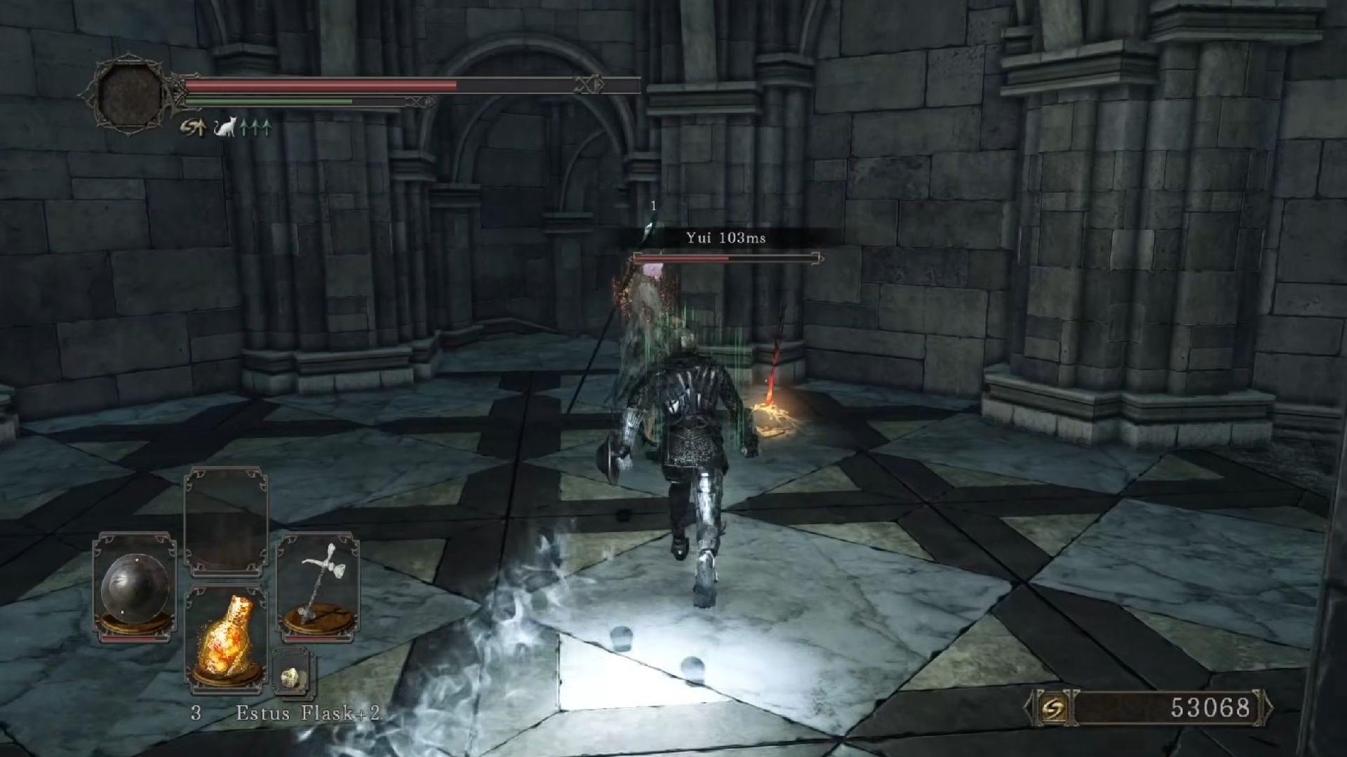 Dark souls 2 seamless co-op mod 2 player co-op gameplay players in front of bonfire