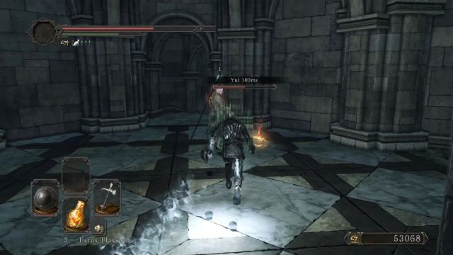 Dark souls 2 seamless co-op mod 2 player co-op gameplay players in front of bonfire