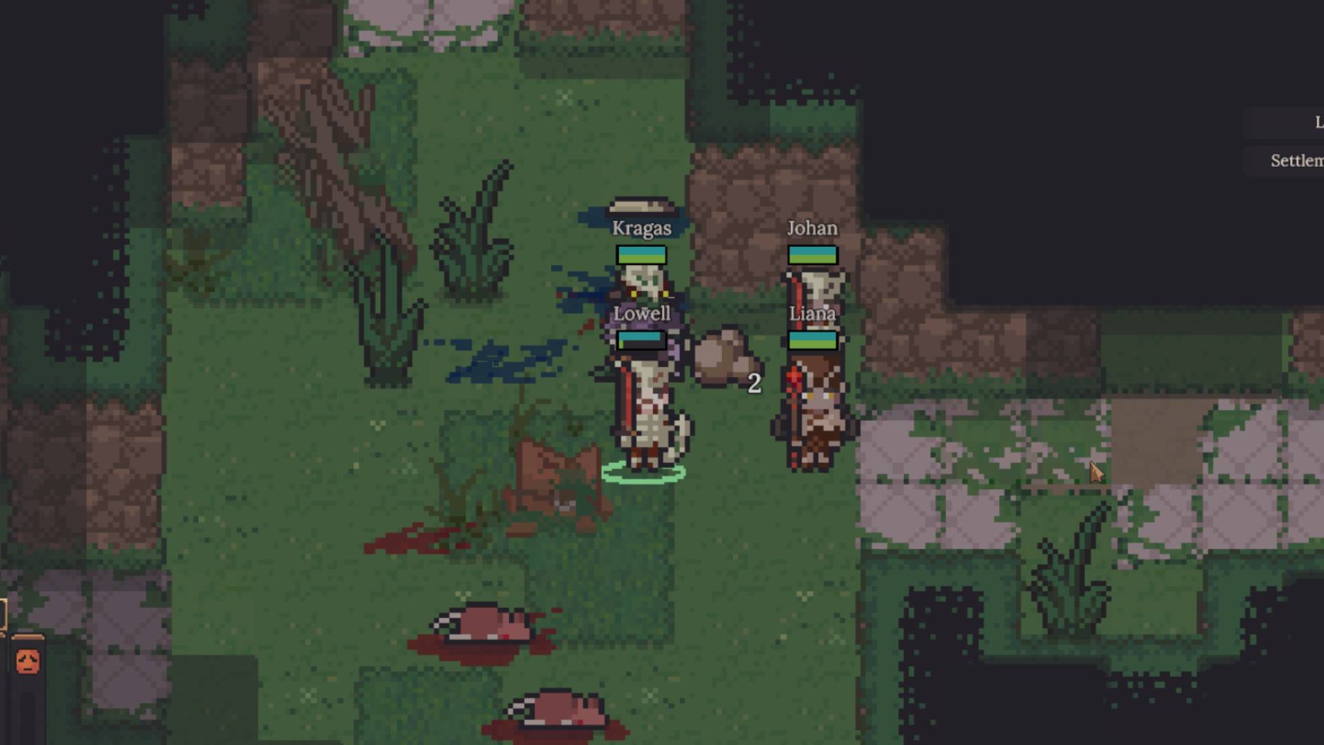 Dungeon Settlers 2x Clay drop on dungeon floor