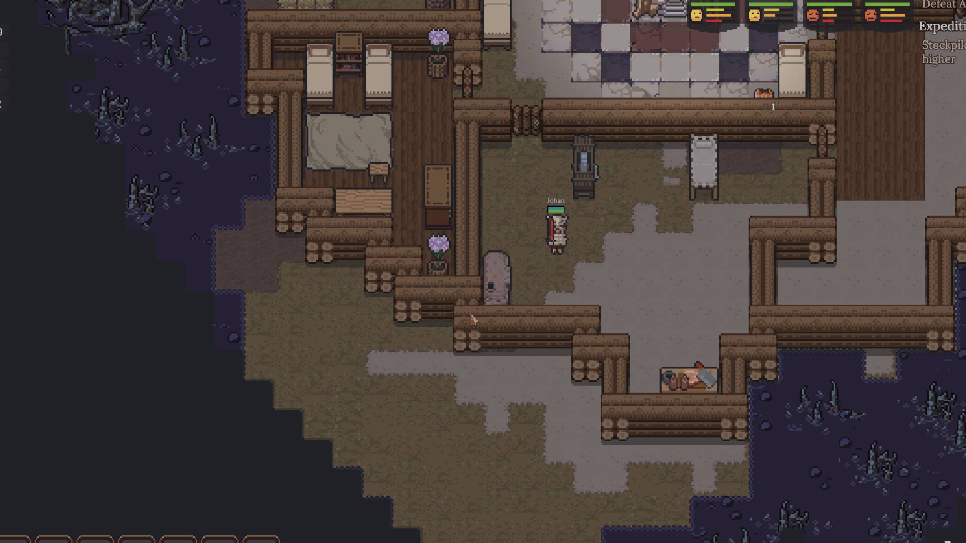 Dungeon Settlers base expanded with more space