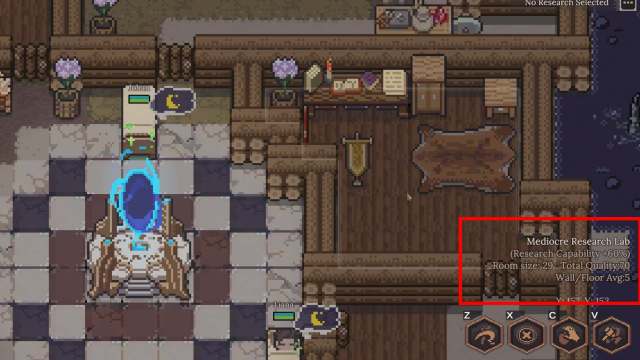 Dungeon Settlers Mediocre Research Lab stats