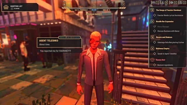 Agent Teleshko in Nivalis Nights