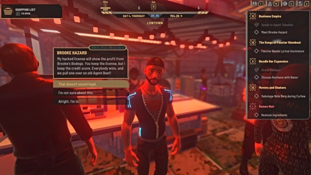 Brooke Hazard in Nivalis Nights