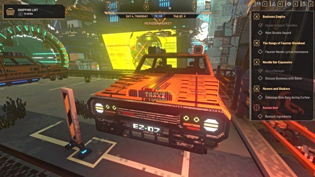 Taxi service in Nivalis Nights