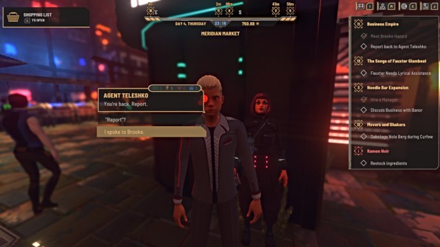 Agent Teleshko in Nivalis Nights